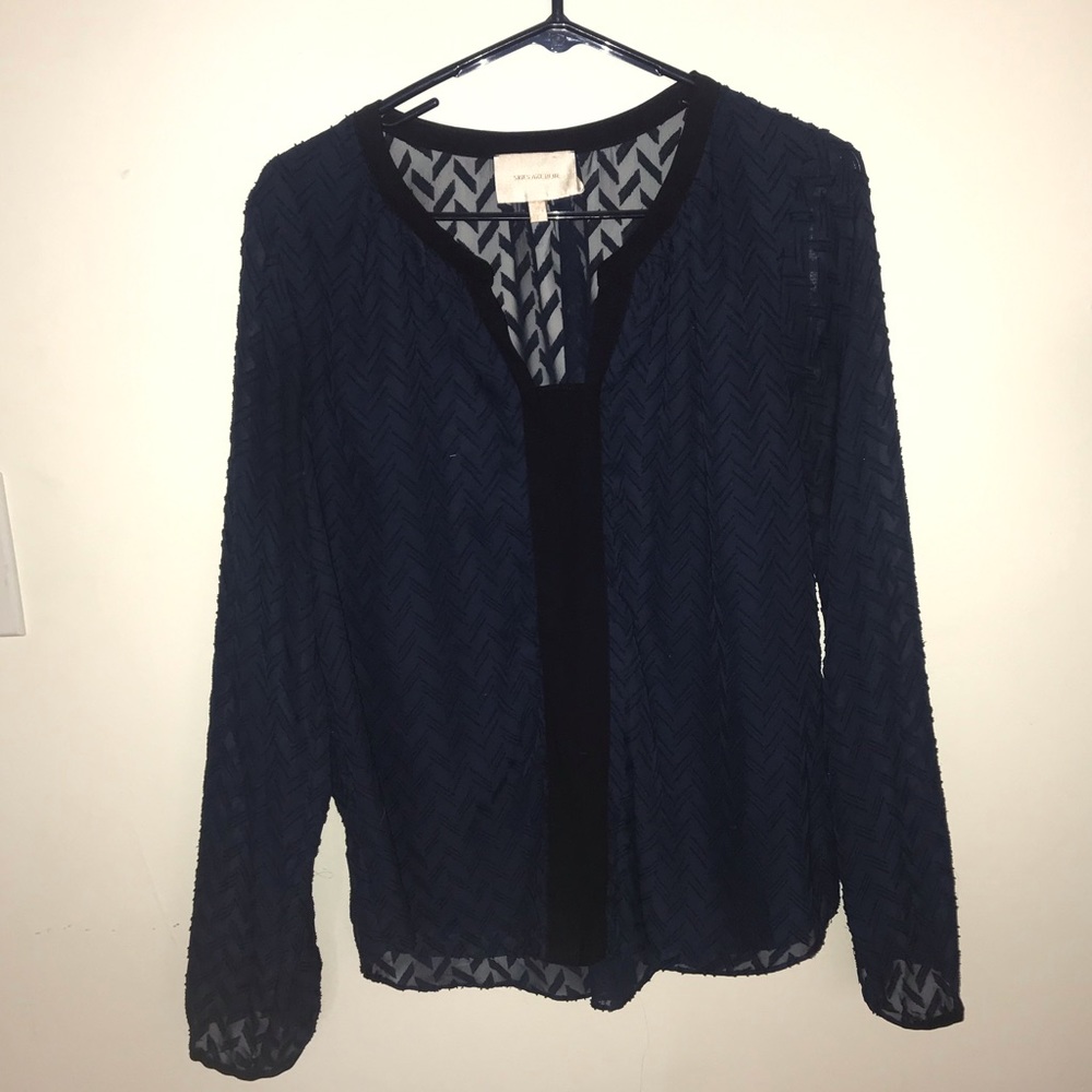 Skies are Blue shear Blouse